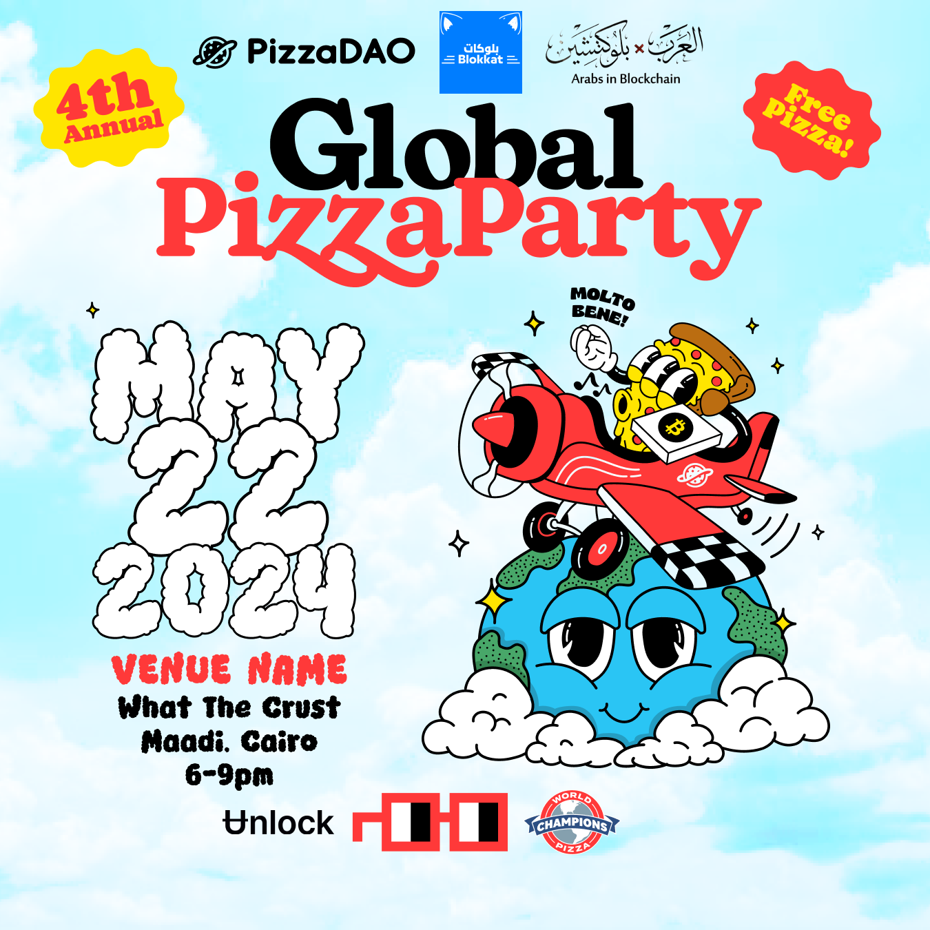 Global Pizza Party 2024 — Cairo